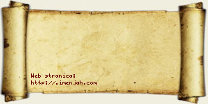 Anđelija Pejić vizit kartica